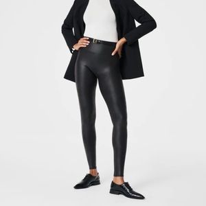 NWOT Spanx Faux Leather Leggings